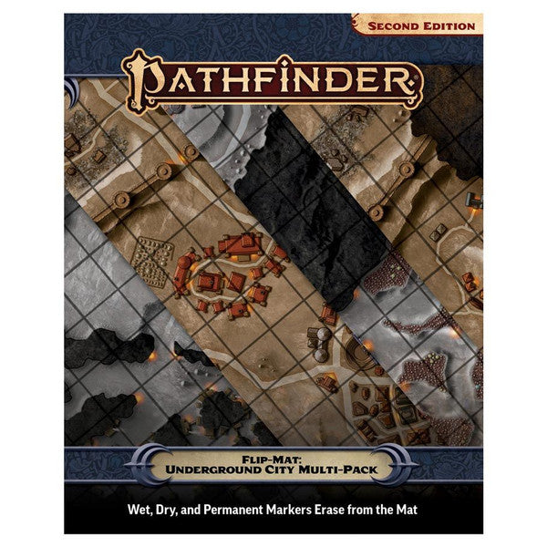 Paizo, Inc. Paizo Inc Pathfinder Underground City Multi-Pack Flip-Mat 2e