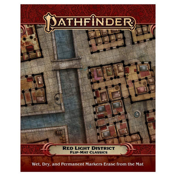 Paizo, Inc. Paizo Inc Pathfinder District Red Light Flip-Mat Classics 2e