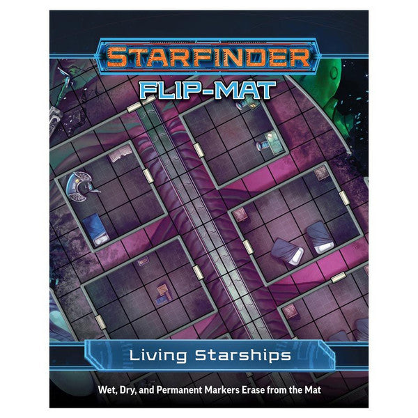 Paizo, Inc. Paizo Inc Starfinder Flip Mat Living Starships