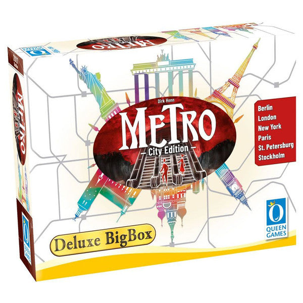 Queen Games Metro Deluxe Big Box City Edition