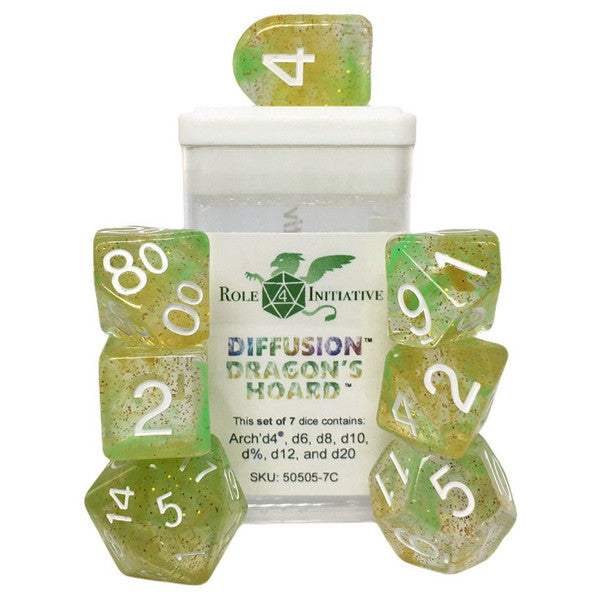 Role 4 Initiative Arch'd4 7-Set Diffusion Dragon's Hoard Dice Main image