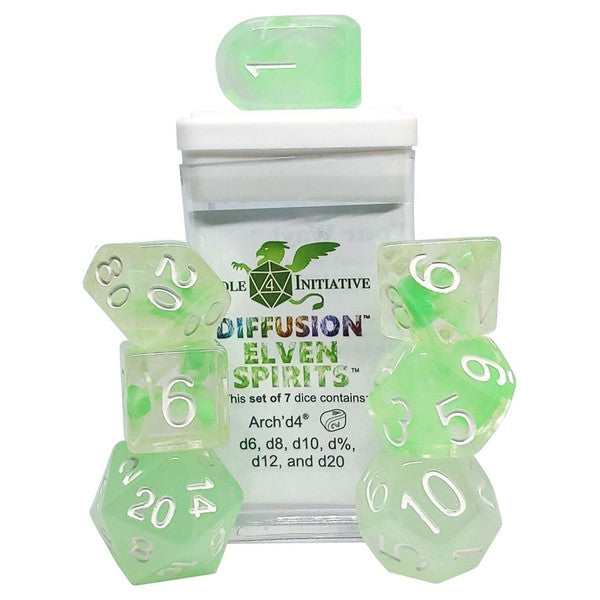 Role 4 Initiative Arch'd4 7-Set Diffusion Elven Spirits Dice