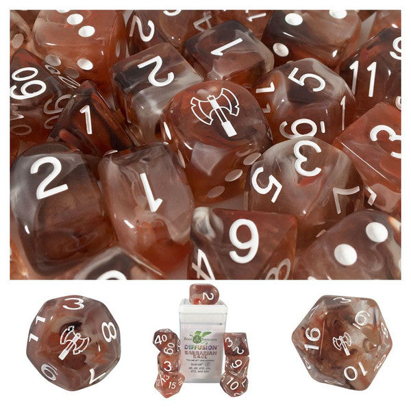 Role 4 Initiative 7-Set Diffusion Barbarian Rage Dice Symbols Main image