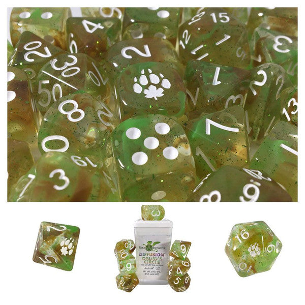 Role 4 Initiative 7-Set Diffusion Druid's Circle Dice Symbols Main image