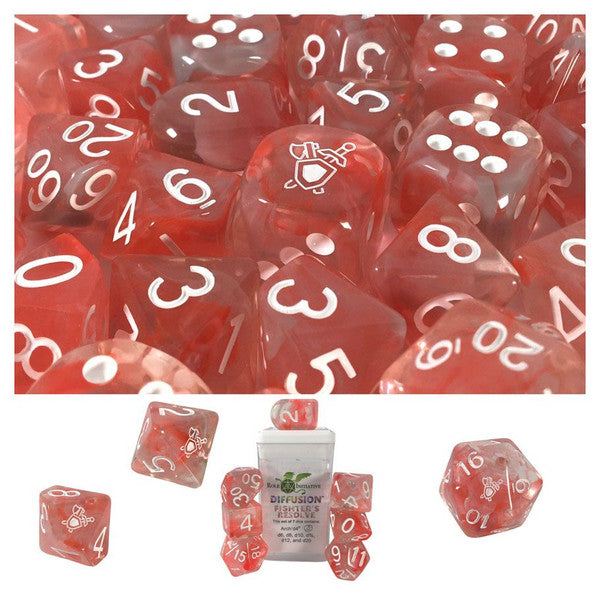 Role 4 Initiative 7-Set Diffusion Fighter's Resolve Dice Symbols Main image