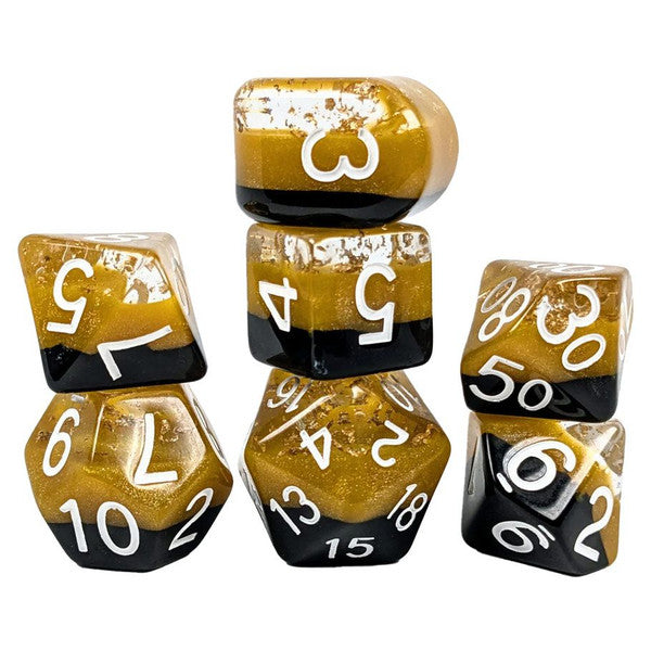Role 4 Initiative numbers 7 Large High Visibility Game Dice Dwarven Stout