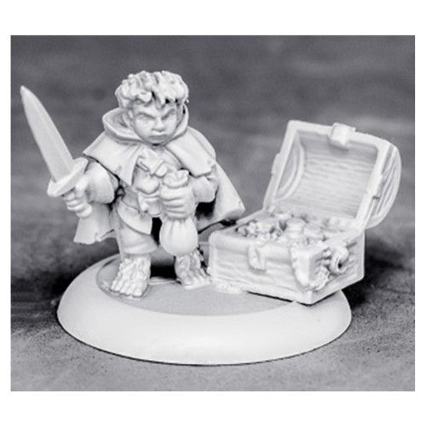 Reaper Miniatures Dungeon Dwellers Stitch Thimbletoe Halfling Thief Main image