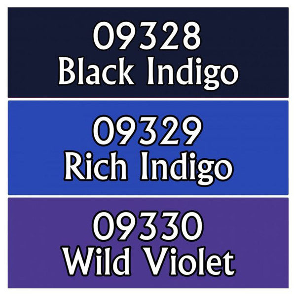 Reaper Miniatures Master Series Paints Core Colors Indigos Triad Miniatures Main image