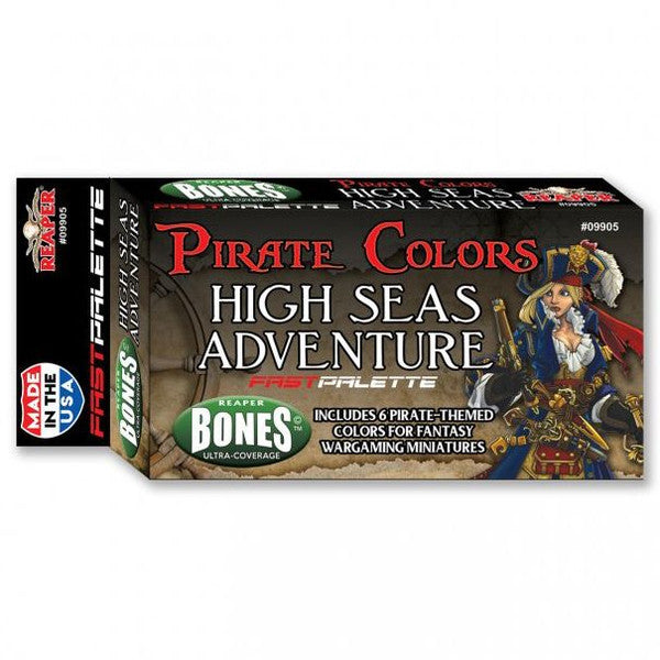 Reaper Miniatures Fast Palette Pirate Colors Seas of Adventure Acrylic Paint