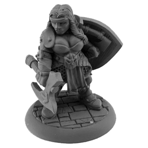 Reaper Miniatures Miniatures Freya Dwarf Fighter Shieldmaiden