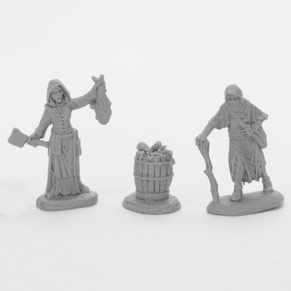 Reaper Miniatures Dreadmere Townsfolk Fishwife Crone Miniature Main image