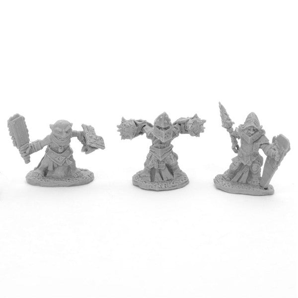 Reaper Miniatures Bk Bones Black Bloodstone Gnome Warriors Main image