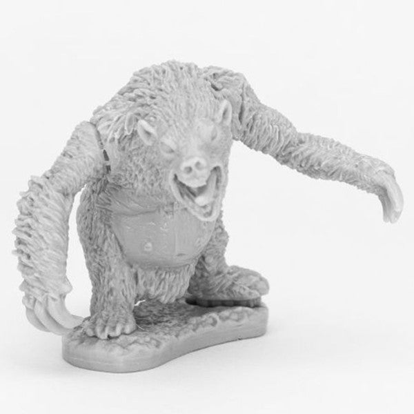 Reaper Miniatures Sloth Unpainted Giant Cave Bones Black