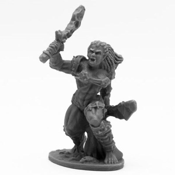 Reaper Miniatures Jade Fire Warrior Bones Black 25mm Scale