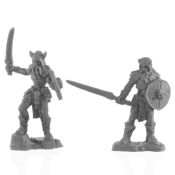 Reaper Miniatures Rune Wight Warriors Set 2 Unpainted Bones Black Main image