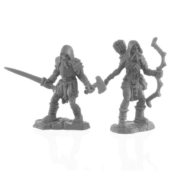 Reaper Miniatures Rune Wight Hunters Set 2 Unpainted Bones Black Main image