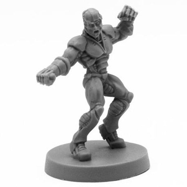 Reaper Miniatures Bones Black Slade Cyborg Hero Mini