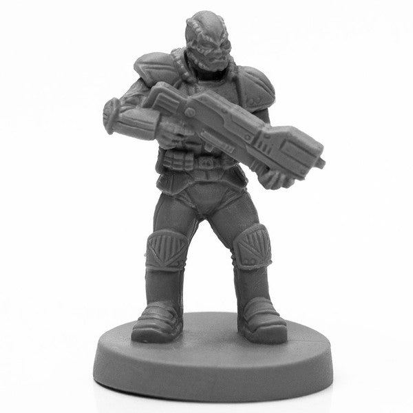 Reaper Miniatures Bones Black Rach Soldier Miniature 25mm Heroic Scale