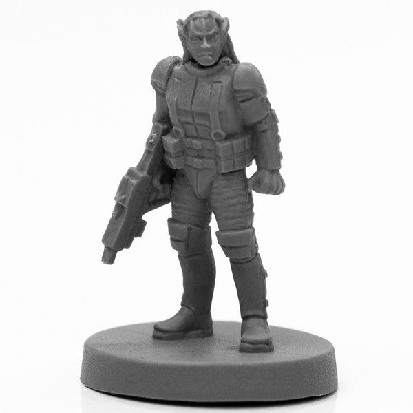 Reaper Miniatures Bones Black Malvernis Soldier Miniature 25mm Scale Main image