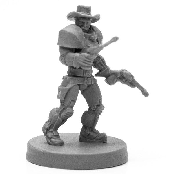 Reaper Miniatures Bones Black John Bishop Space Cowboy Miniature 25mm