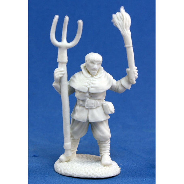 Reaper Miniatures Bones Townsfolk Village Rioter 25mm Heroic Scale Miniature