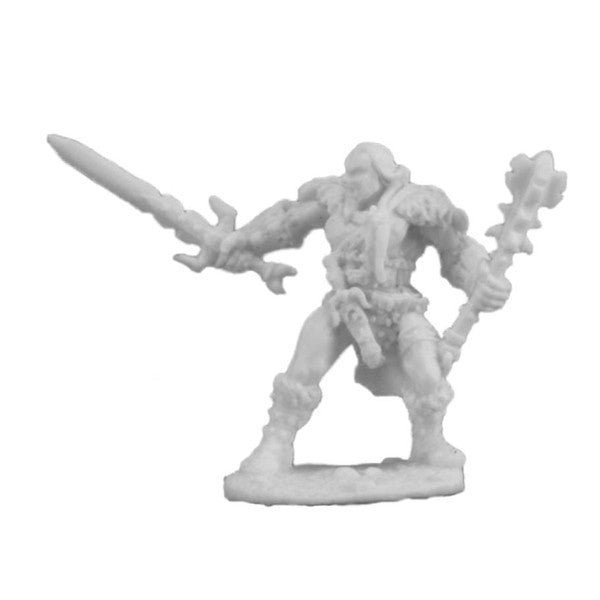 Reaper Miniatures Bones Grundor Hoardtaker Barbarian Miniatures
