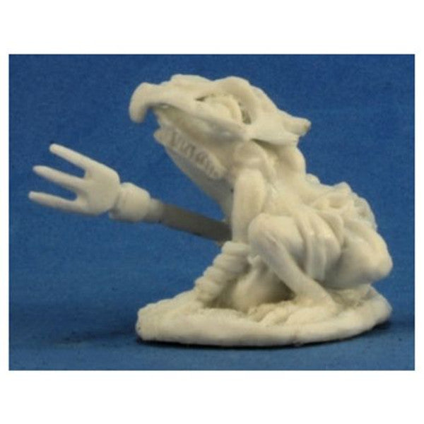 Reaper Miniatures Mudcroak Squog Shaman Poisoned Trident Miniature