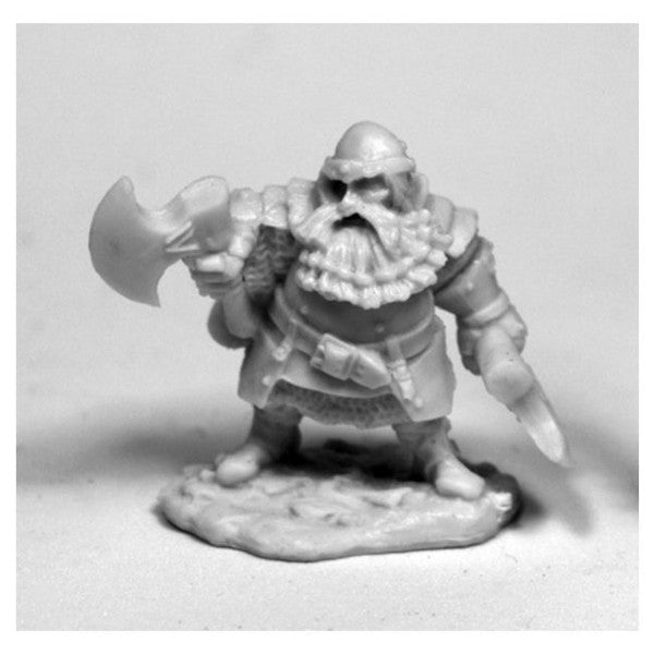 Reaper Miniatures Hagar Dwarven Hero Plastic Warrior Figure