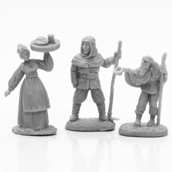 Dark Heaven Bones Townsfolk I Miniature 25Mm Heroic Scale Figure Reaper Miniatur