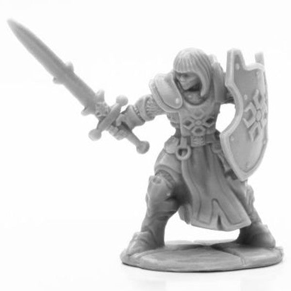 Reaper Miniatures Female Templar Heroic Scale Figure Bones Ava Justinia