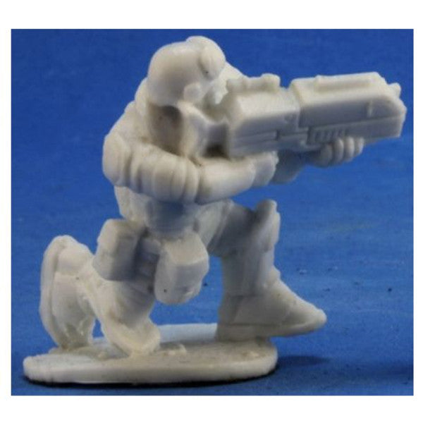 Reaper Miniatures Bones Skids Imef Trooper Chrono