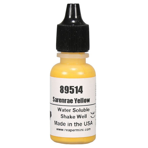 Reaper Miniatures Pathfinder Colors Sarenrae Yellow Hobby Paint Bottle Main image