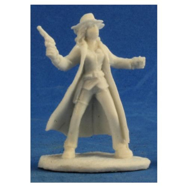 Reaper Miniatures Savage Worlds Bones Female Texas Ranger Miniature Main image