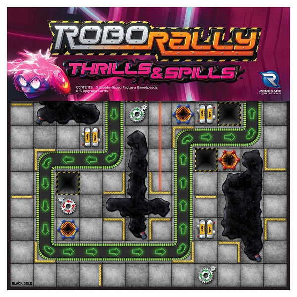 Renegade Game Studios Robo Rally Thrills Spills Expansion New Boards