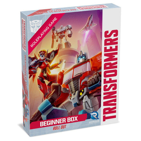 Renegade Game Studios Transformers Roleplaying Game Beginner Box Roll Out