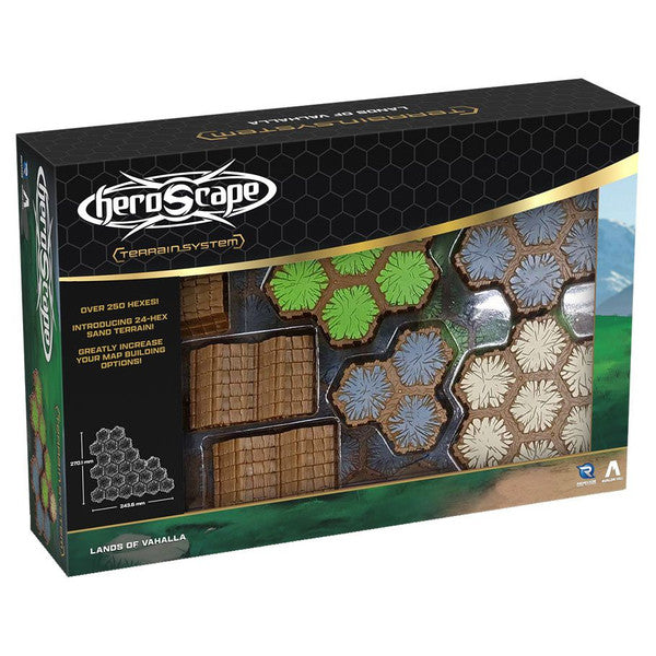 Renegade Game Studios Heroscape Lands of Valhalla Terrain Expansion 63 Hex Tiles