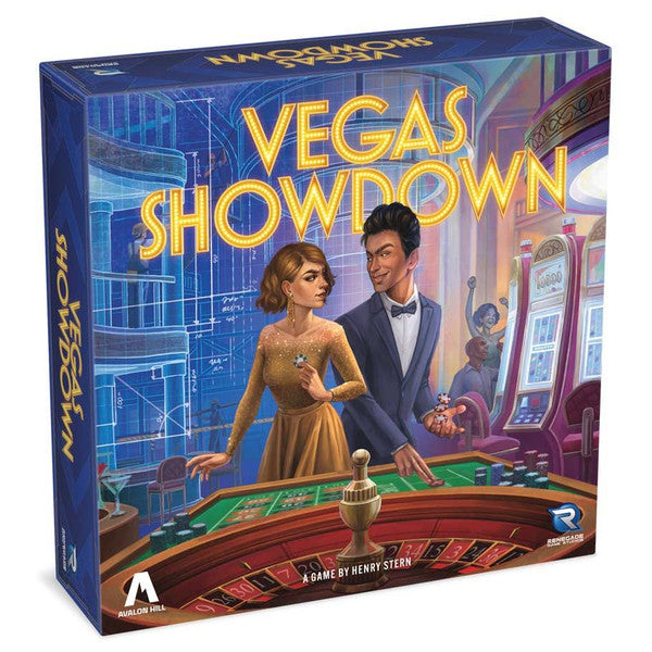 Renegade Game Studios Vegas Showdown 2024 Bidding Strategy Board Game Main image