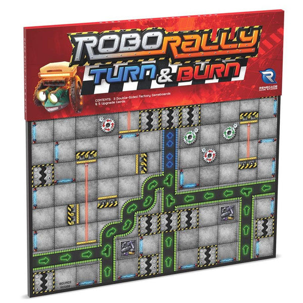 Renegade Game Studios Robo Rally Turn Burn Racing Board Game Main image