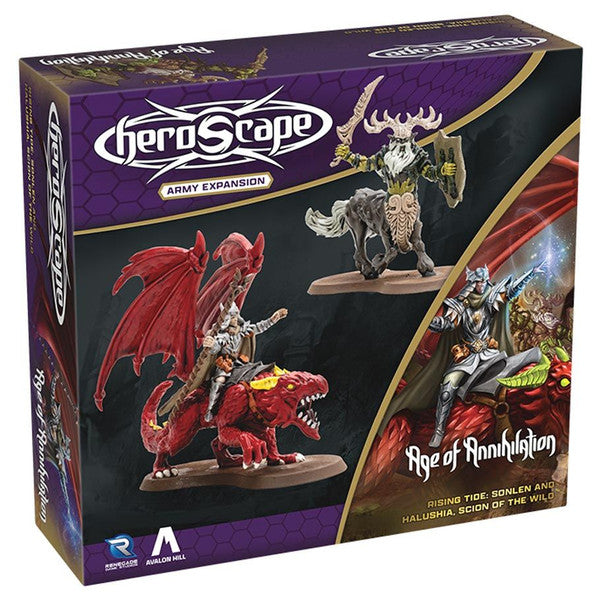 Renegade Game Studios Heroscape Rising Tide Cards 2 Unpainted Miniatures