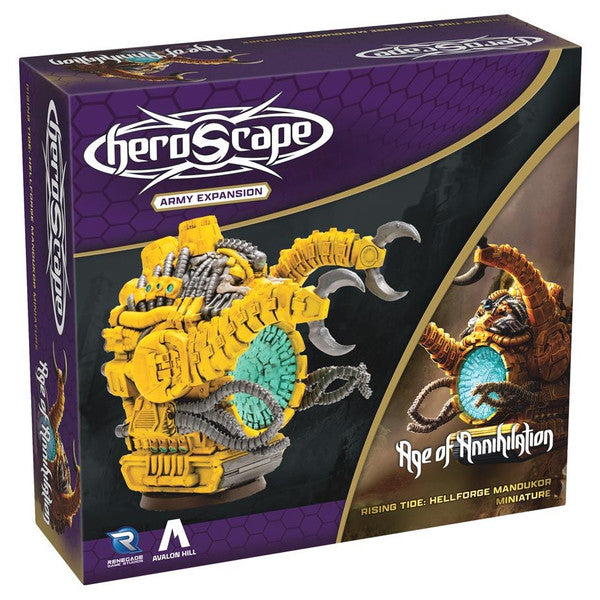 Renegade Game Studios Heroscape Rising Tide Add-Ons Hellforge Mandukor Expansion