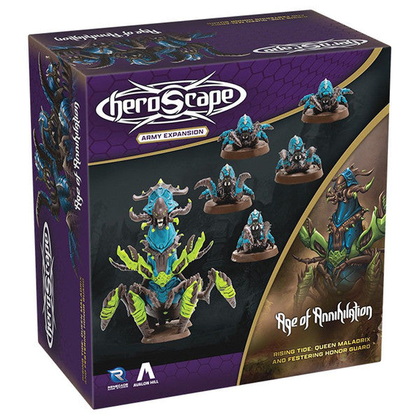Renegade Game Studios Heroscape Rising Tide Miniatures Queen Maladrix Honor Guar Main image
