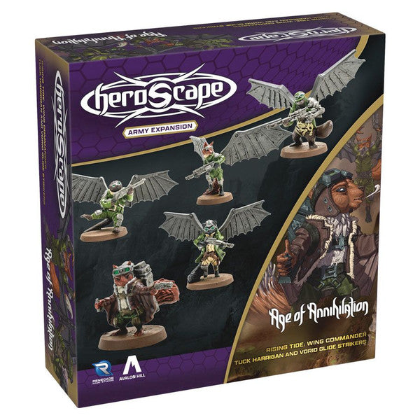 Renegade Game Studios Heroscape Rising Tide Miniatures Wing Commander Tuck Harri