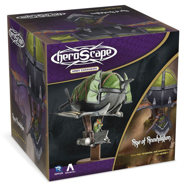Renegade Game Studios Heroscape Boiling Tension Game Air Marshal Zed Nesbitt Main image