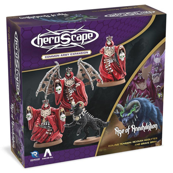 Renegade Game Studios Heroscape Revnan Acolytes and Grave Grim Army Expansion Mi