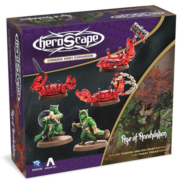 Renegade Game Studios Heroscape Molten Crustaceans and Tanuki Tricksters Army Ex Main image