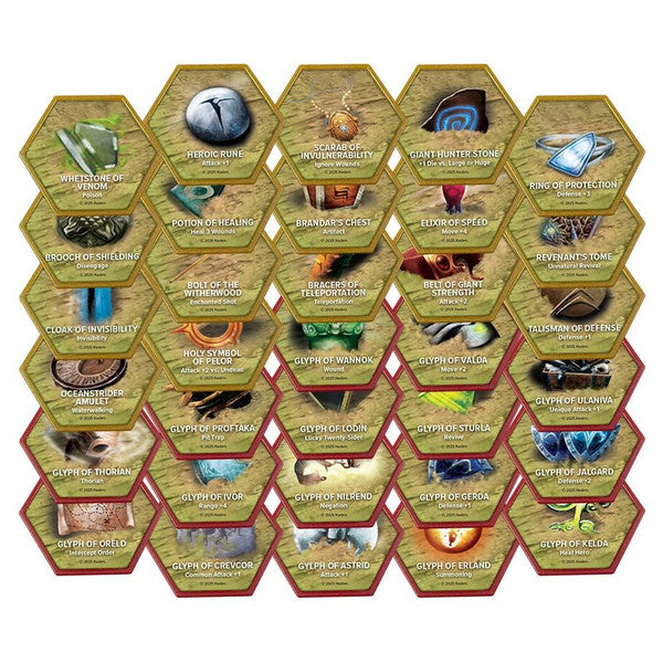 Renegade Game Studios Heroscape Glyph Pack Expansion 33 New Glyphs Miniatures Ga