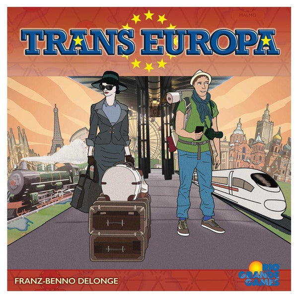 Rio Grande Games Trans Europa Railroad Network Game