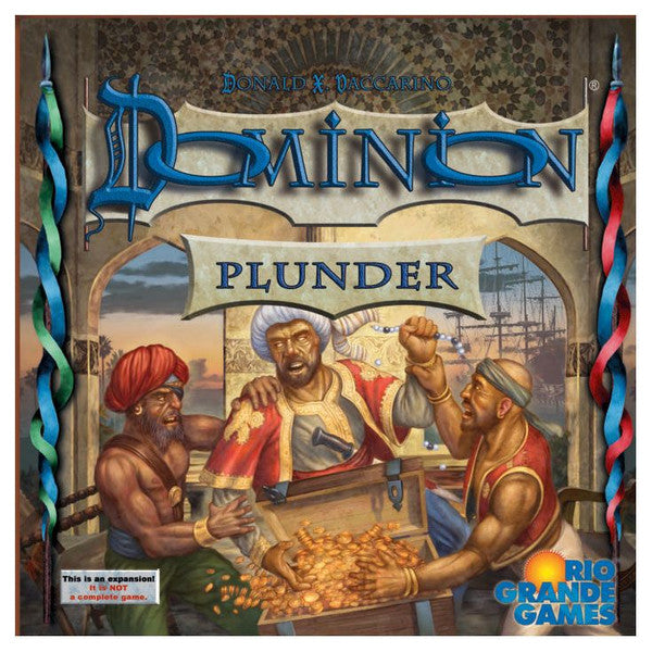 Rio Grande Games Dominion Plunder Expansion Strategy Card Game Main image