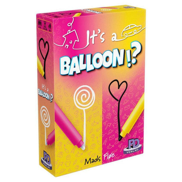 Rio Grande Games It s a Balloon Word Guessing Drawing Party Game