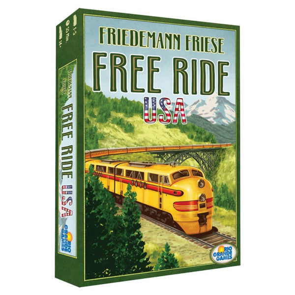 Rio Grande Games Free Ride Usa Railway Board Game